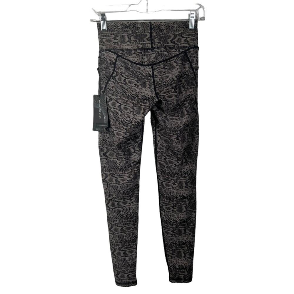 NWT Body Language Python Print Athletic Leggings Size Small - Picture 5 of 12